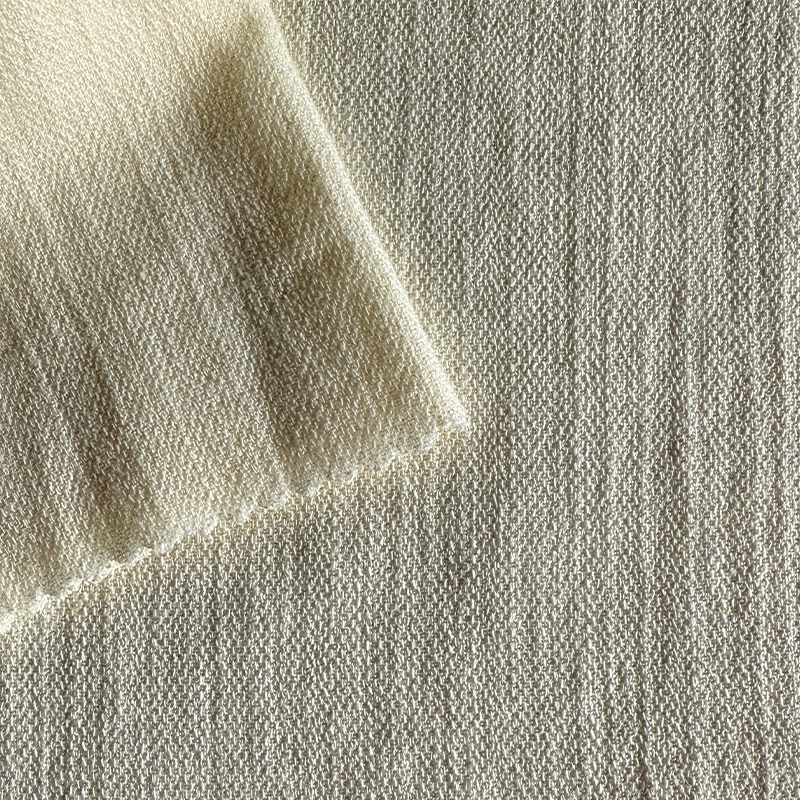 NO 6038 Linnenachtige stof met kattenoogmotief