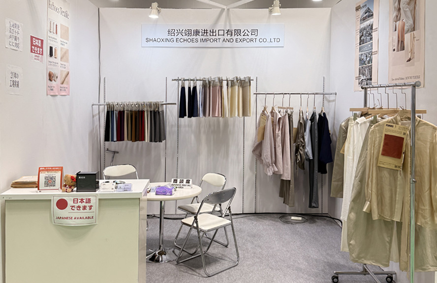 Shaoxing Echoes Textile Co., Ltd presenteert op FaW TOKYO 2026 met succesvolle conclusie