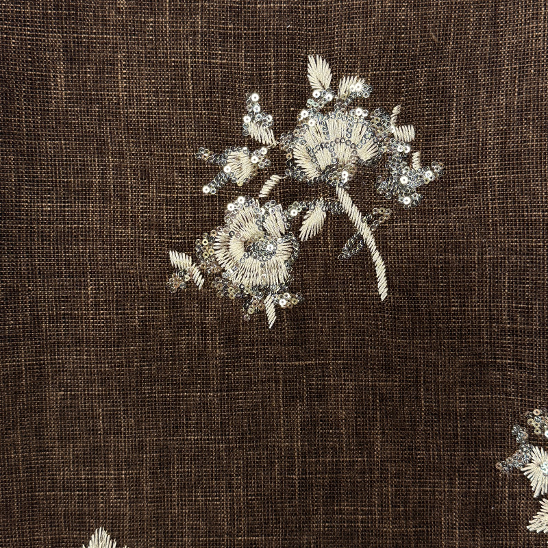 NO6111 Chenille-borduurstof